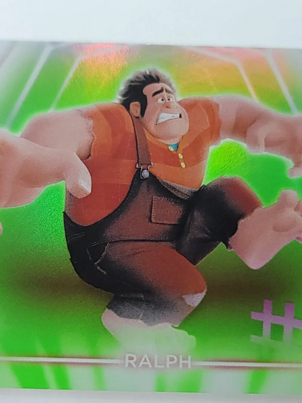 Ralph Topps 2026 Disney Neon Holo Parallel Refractor Limited 027/199 - Picture 3 of 4